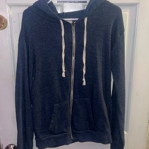 women’s blue zip up